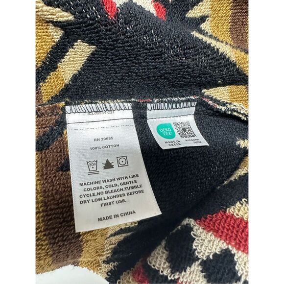 NWT Pendleton Unisex Patterned Long Sleeve Plush Terry Velour Robe Size S/M - Picture 12 of 12